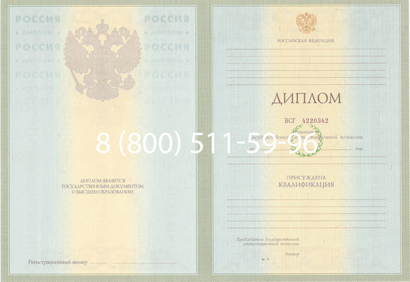 Купить Диплом специалиста 2003-2009 годов в Камышине
