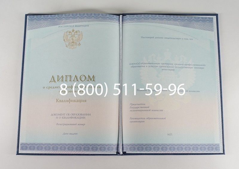 Диплом техникума (Спецбланк) 2014-2024 года в Камышине Диплом техникума (Спецбланк) 2014-2024 года в Камышине