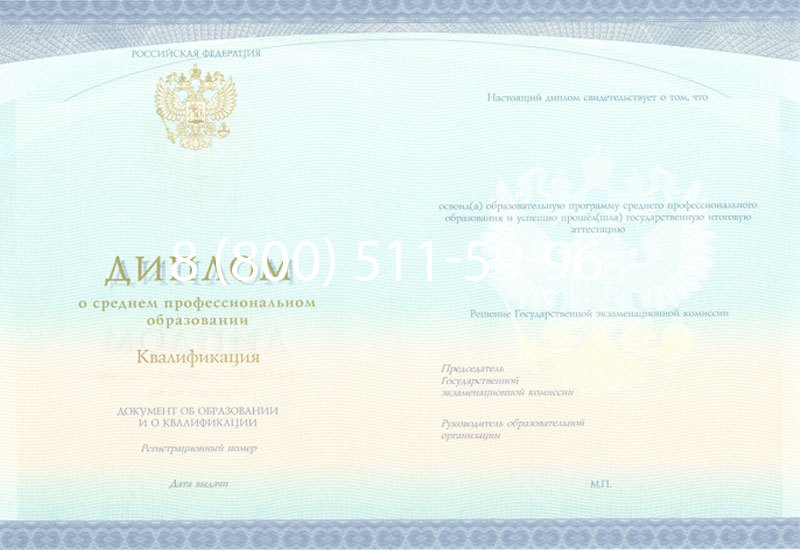 Купить Диплом техникума (Спецбланк) 2014-2024 года в Камышине Купить Диплом техникума (Спецбланк) 2014-2024 года в Камышине